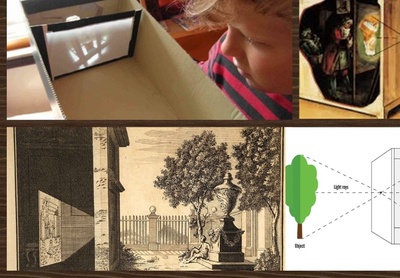 Fabrication d'une camera obscura (chambre noire)