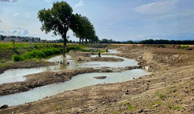 Visite du chantier de revitalisation de la Petite Glâne