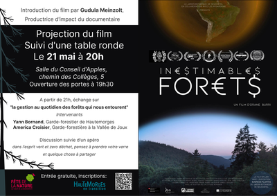 Séance du documentaire "Inestimables Forêts"