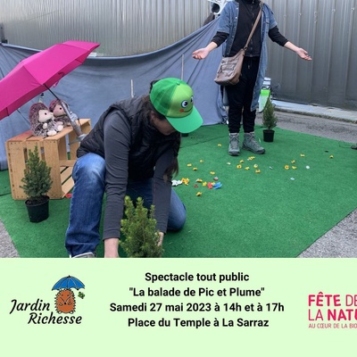 Spectacle et atelier biodiversité à la Sarraz