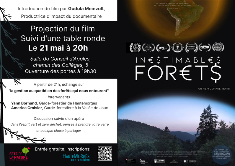 Séance du documentaire "Inestimables Forêts"