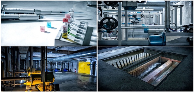 Au coeur d'une station d'épuration des eaux