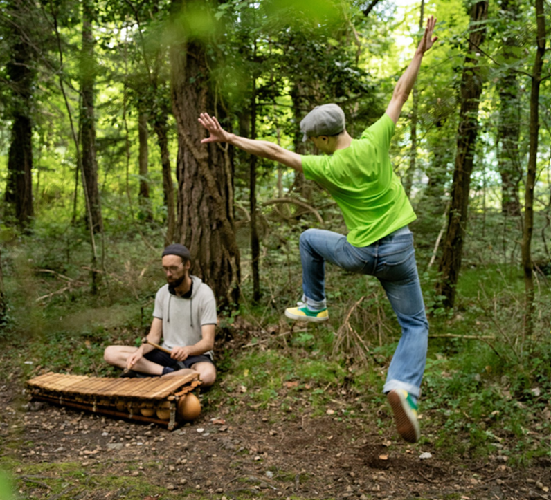 Parcours itinérant musical & danse percussive en nature