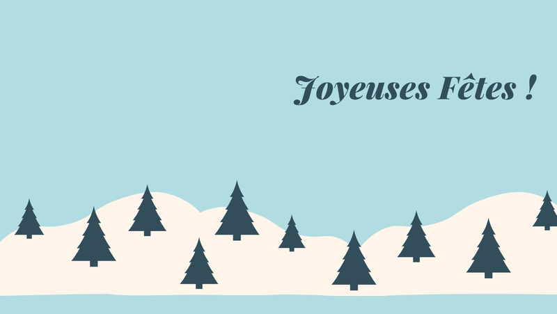 Belles Fêtes de fin d'année !